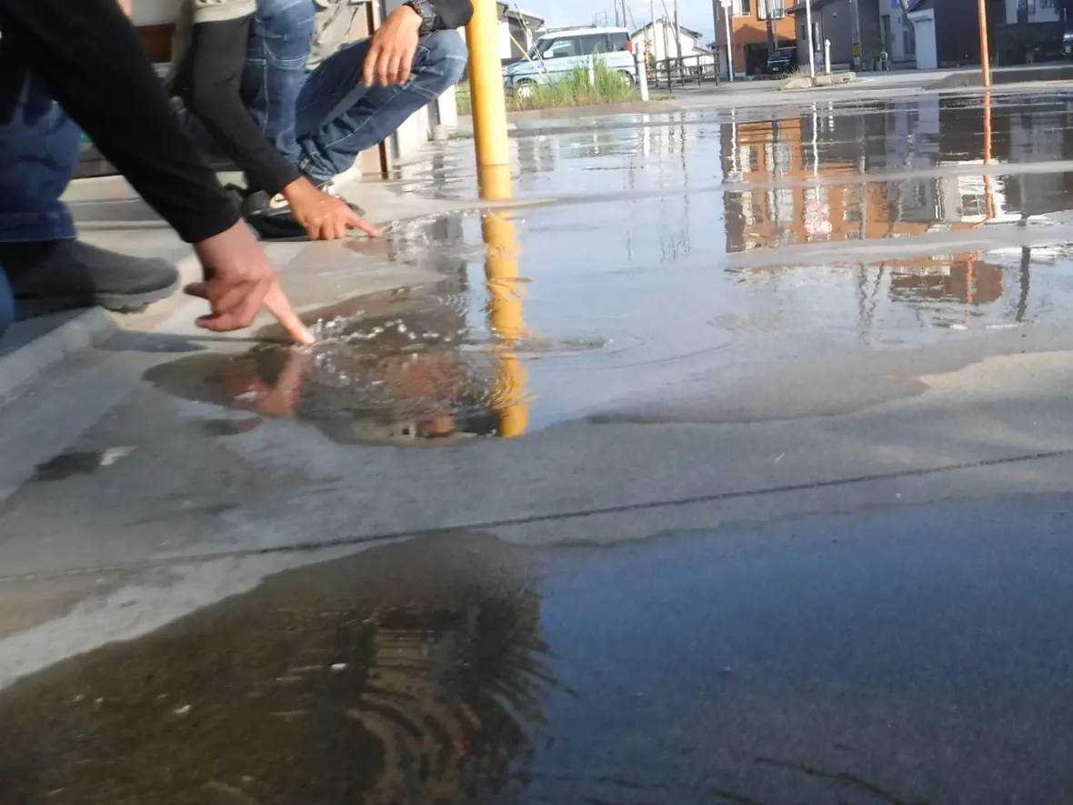 そろそろ打ち水など。